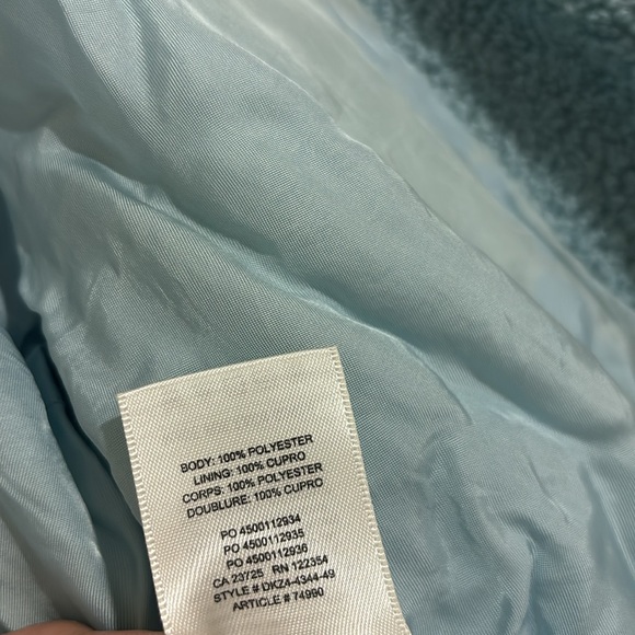 Wilfred Women's Cozy Baby/Sky Blue Jacket - Size US XS - Picture 7 of 8